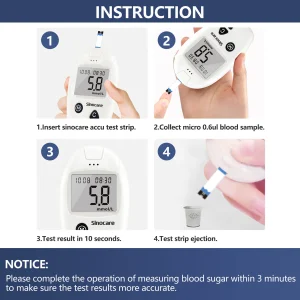 Sinocare Blood Glucose Monitor