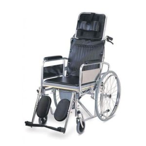Sleeping Wheelchair with Commode