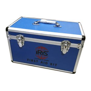 Blue Aluminium First Aid Box – Portable & Durable Medical Kit Storage